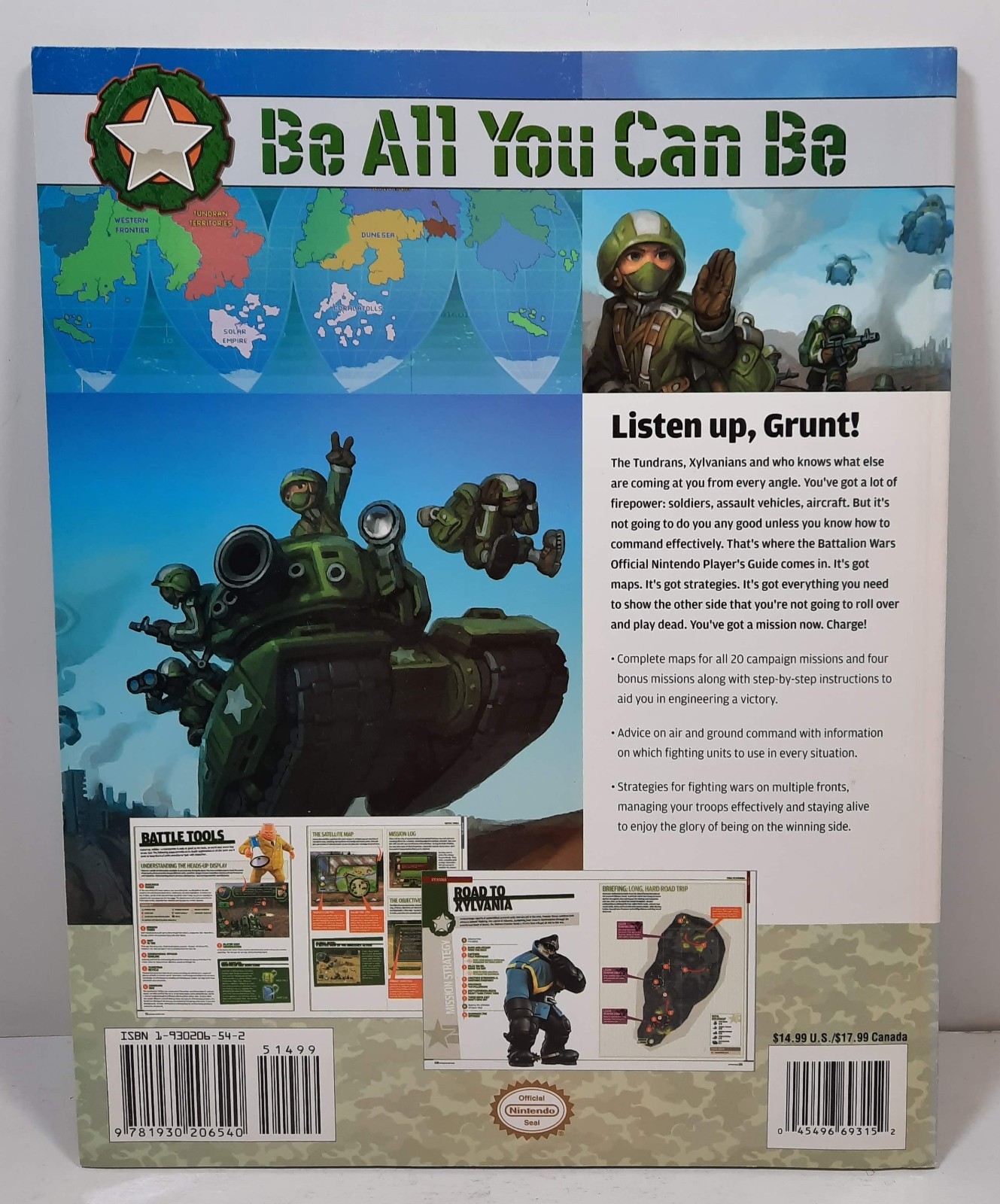 Battalion Wars Official Nintendo Player's Guide Game Cube