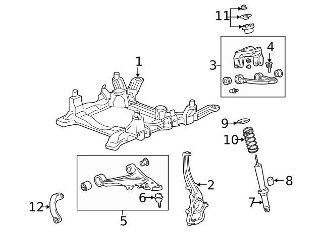 Genuine GM Knuckle 25998393