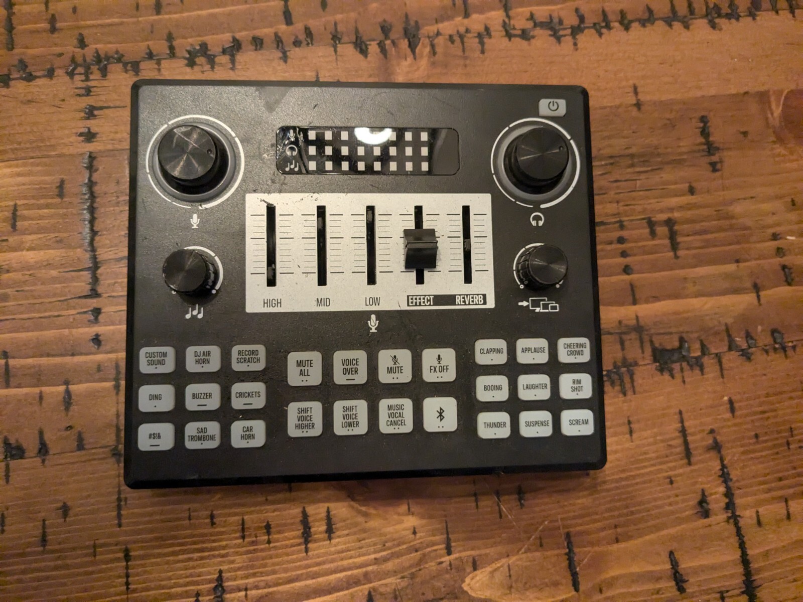 Vivitar Audio Mixer, Multiple Sound Pads & Effects for Vlogging, Black A2
