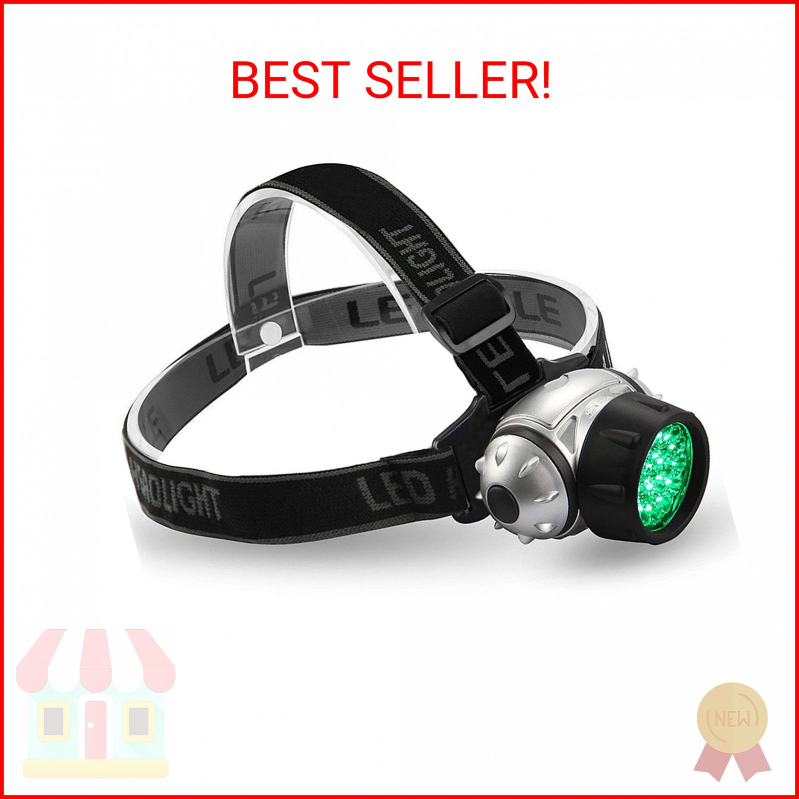 VIVOSUN 19-Bulb High Intensity LED Green Light Grow Room Headlight