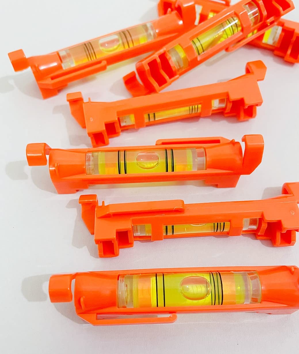 6x Hanging Bubble Line Level Small Horizontal String Bubble Spirit Levels Mea...
