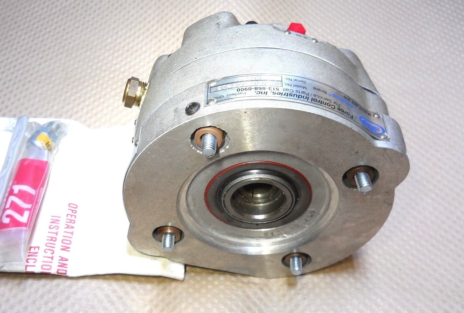 FORCE CONTROL MB-056-227-05 POSI-STOP MOTOR BRAKE 7/8" SHAFT NEW CONDITION