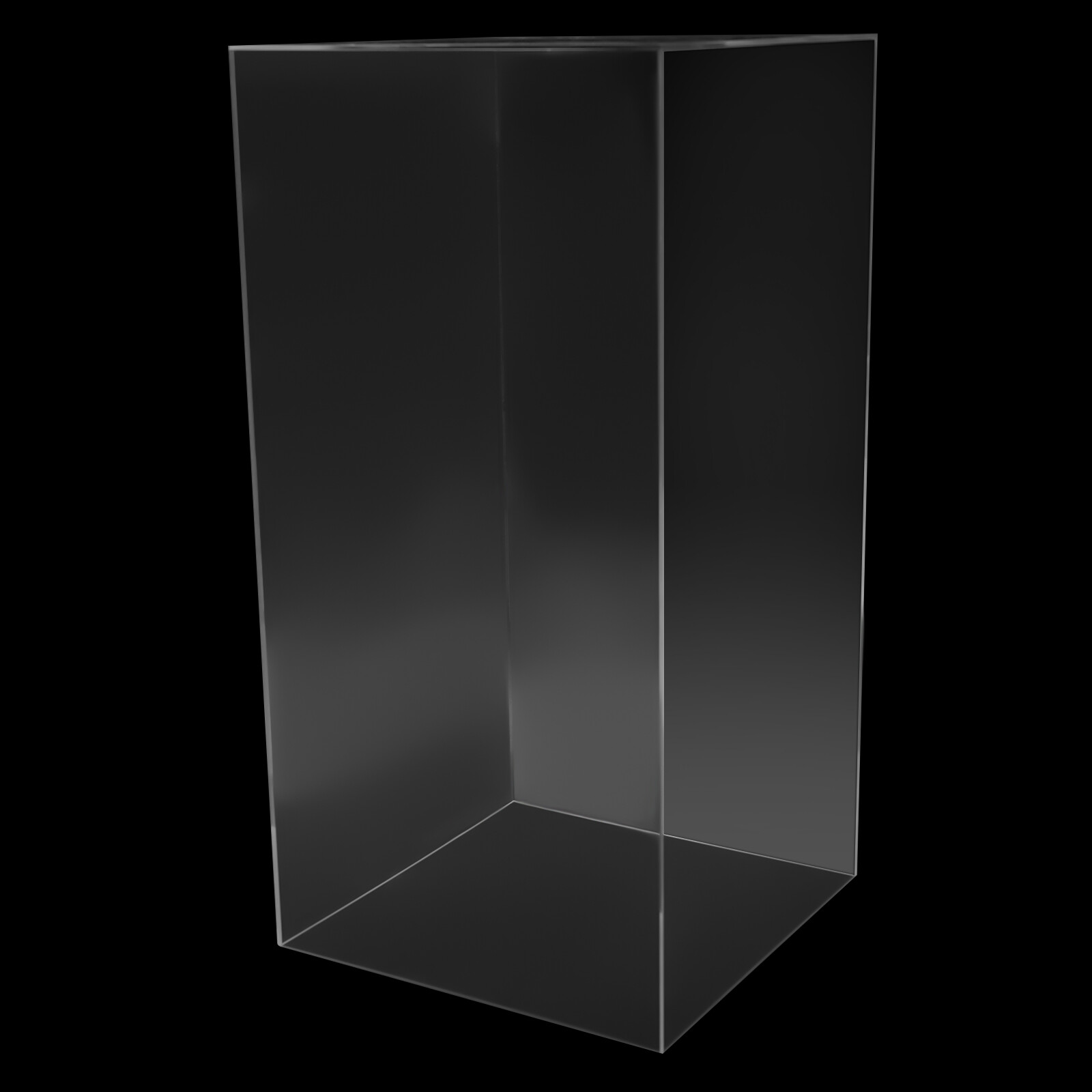 24" Large Acrylic Display Case Dustproof Clear Box Action Figures Case Organizer