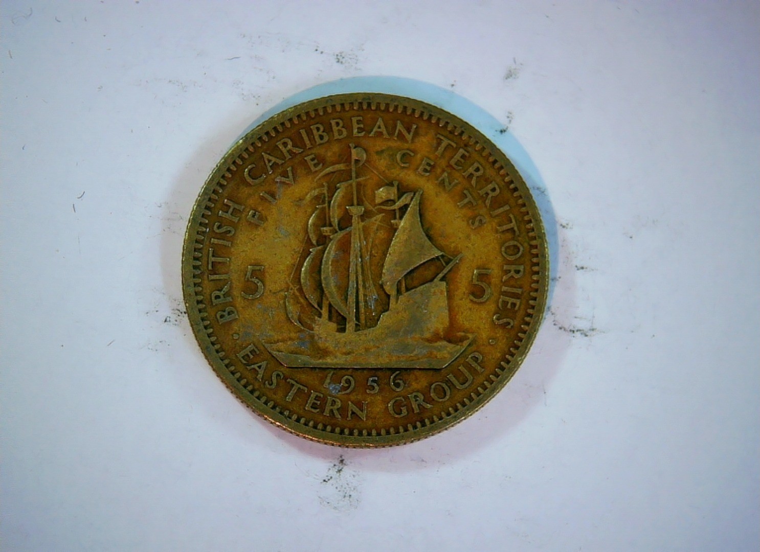 British Caribbean Territories, Eastern Group 1956 5c British Caribbean Territori