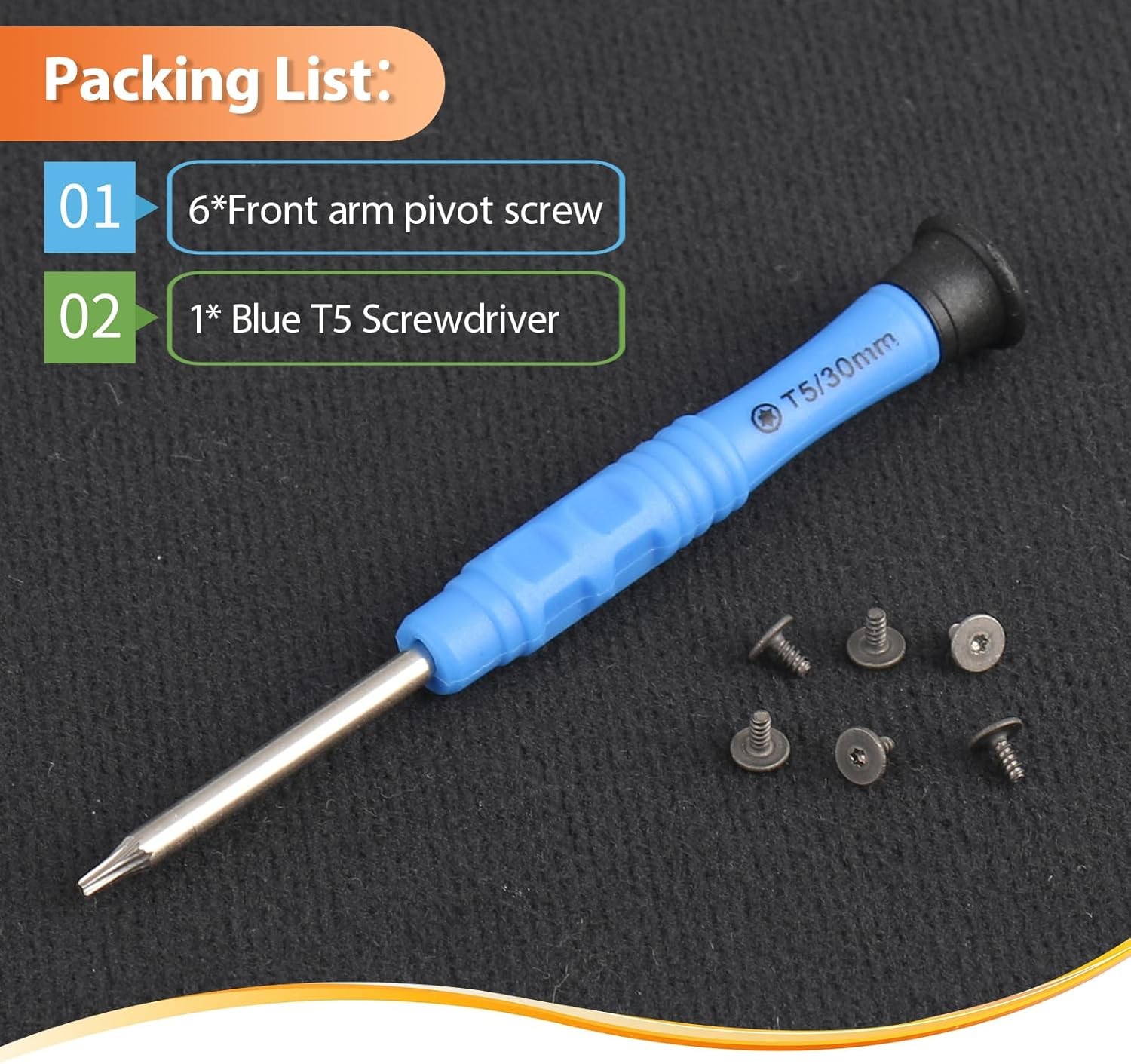 6 Pcs Front Arm Shaft Screws for DJI Mini 3 Pro/Mini 3 Axis Screw...