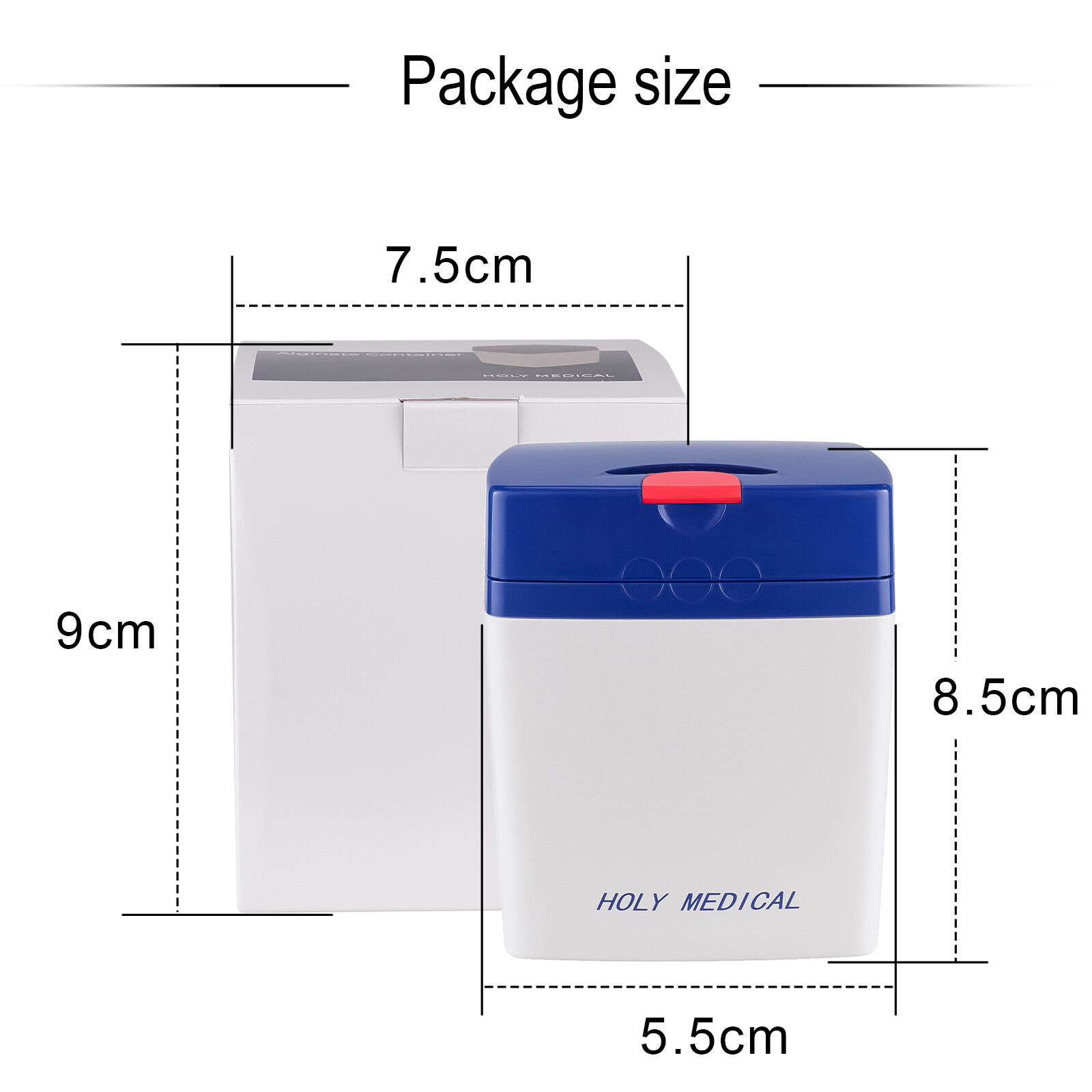 Dental Proof Box Stackable Storage for Impression Materials & Mixer Accessories