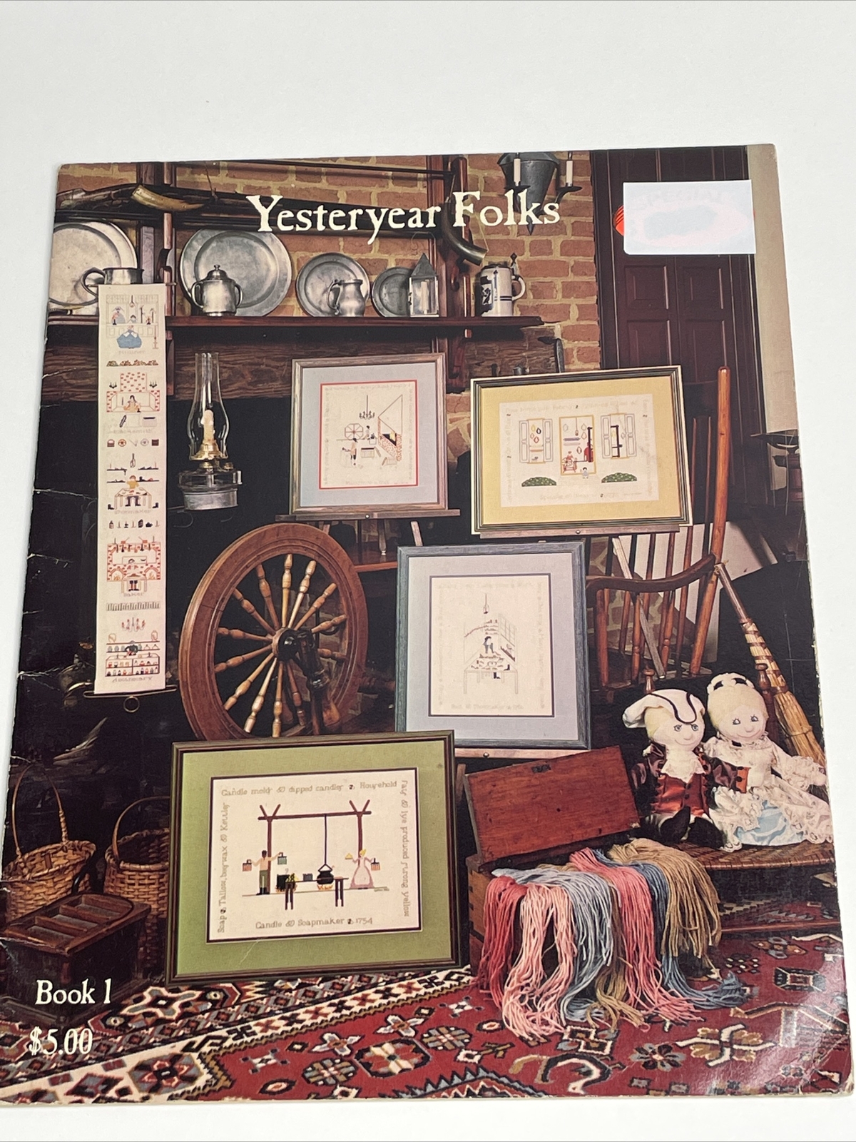 Square Stitchers Yesteryear Folks Cross Stitch Pattern