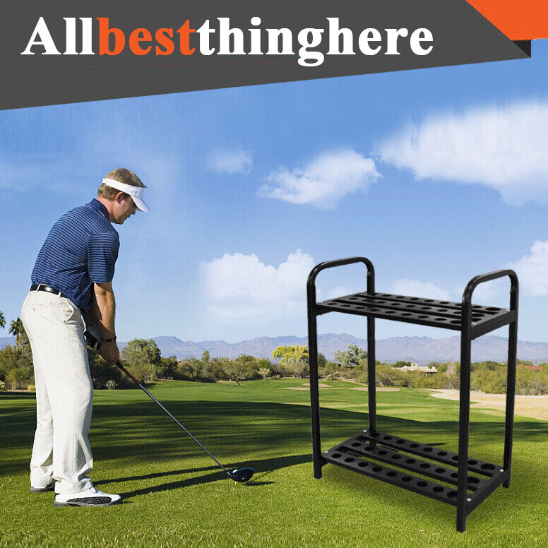 Golf Club Display Golf Putter Storage Organizer Golf 27-hole Cue Display Stand