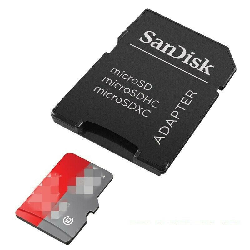 3x SanDisk Micro SD to SD Card Adapters + Hard Case – New