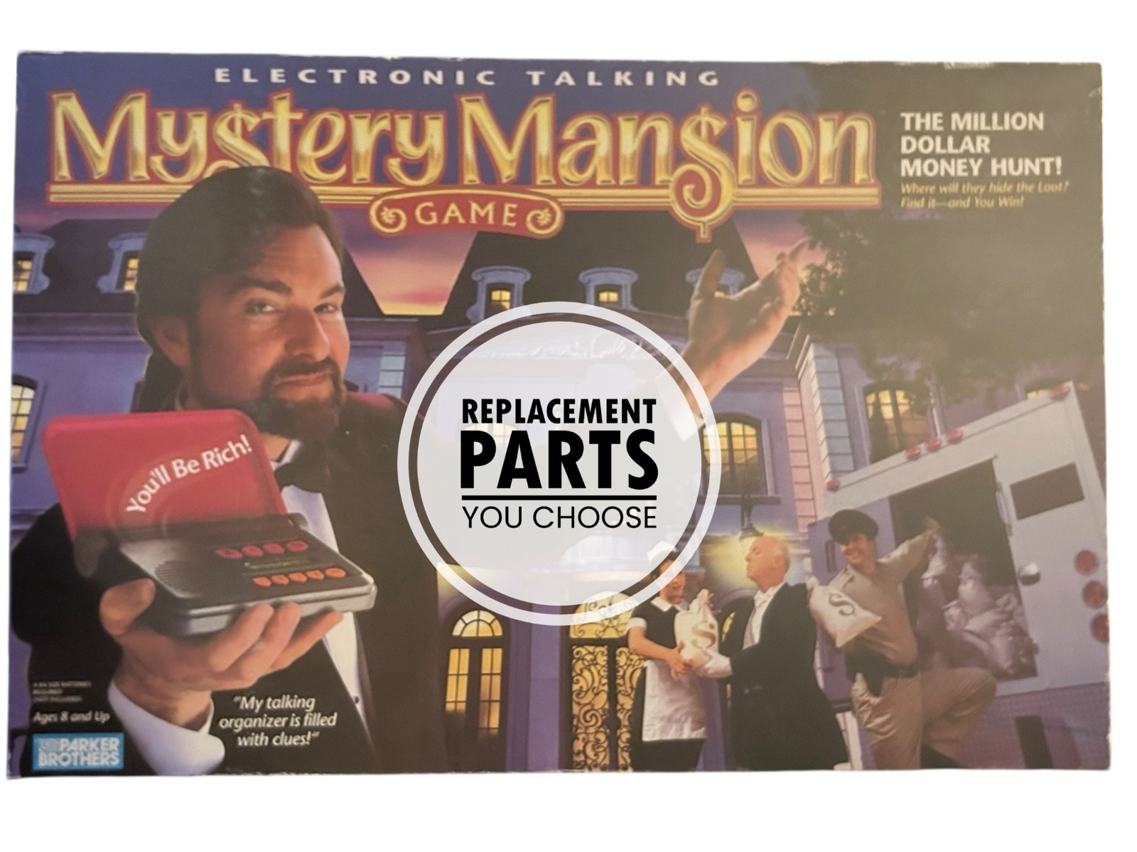 Mystery Mansion Electronic Talking Game Individual Replacement Pieces Parts 1995