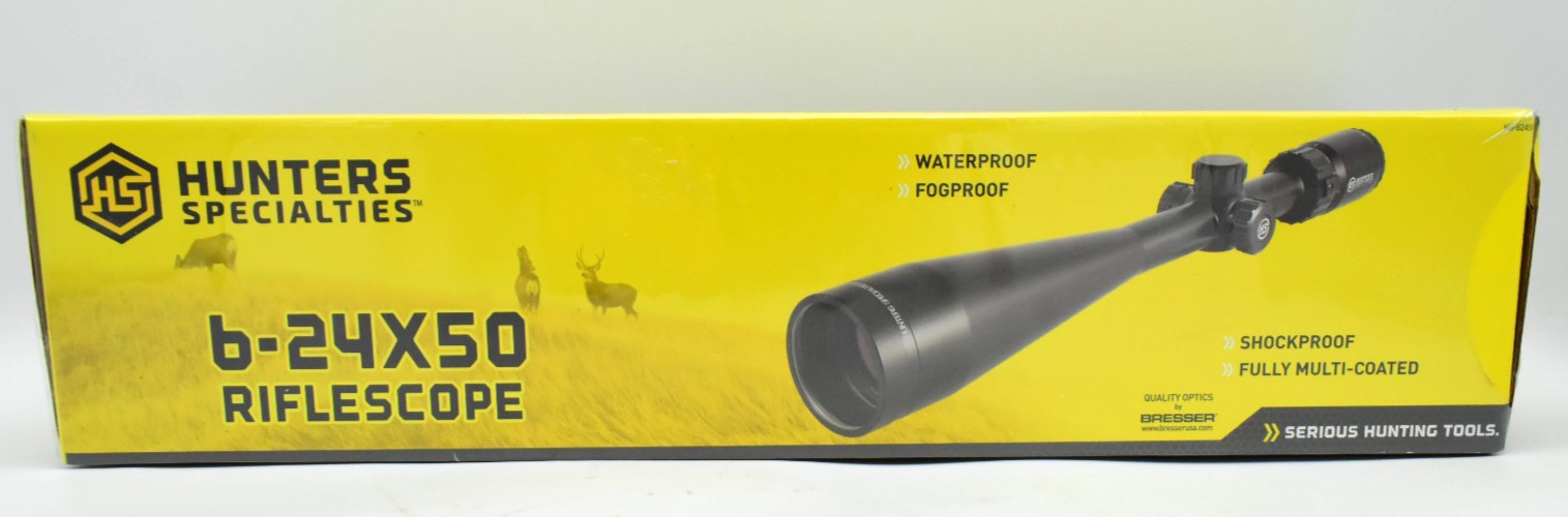 Bresser Hunters Specialties 6-24x50 Rifle Scope HS-62450 - Factory Sealed