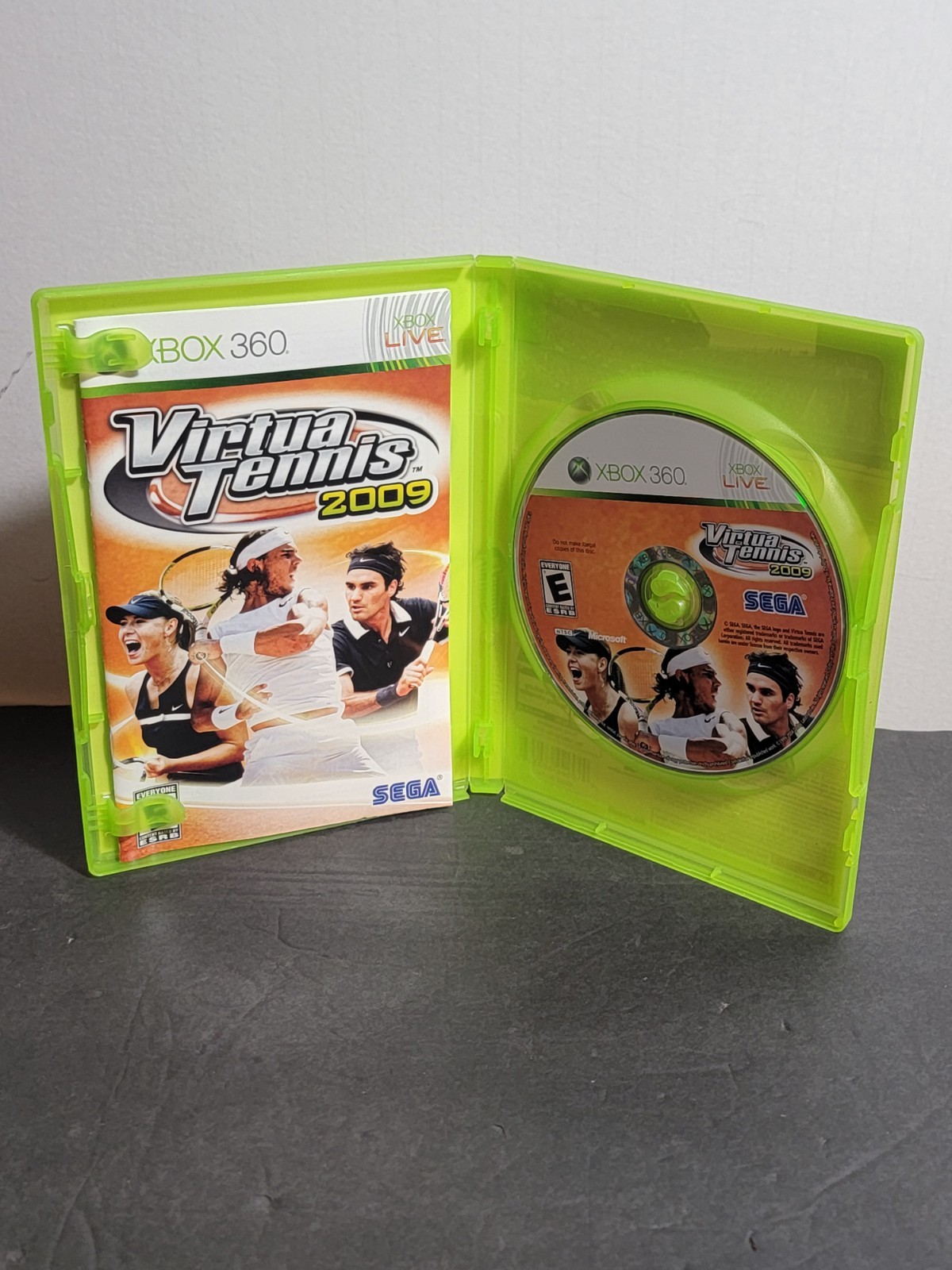 2009 Virtual Tennis 2009 Xbox 360 Game Complete Tested Works
