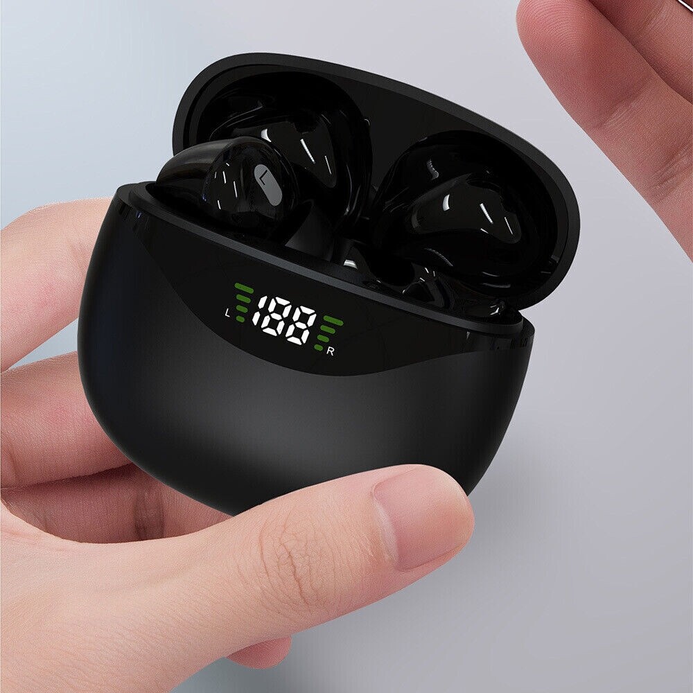 Bluetooth Earbuds Headset 5.3 Wireless Noise Cancelling with Charging Case TWS