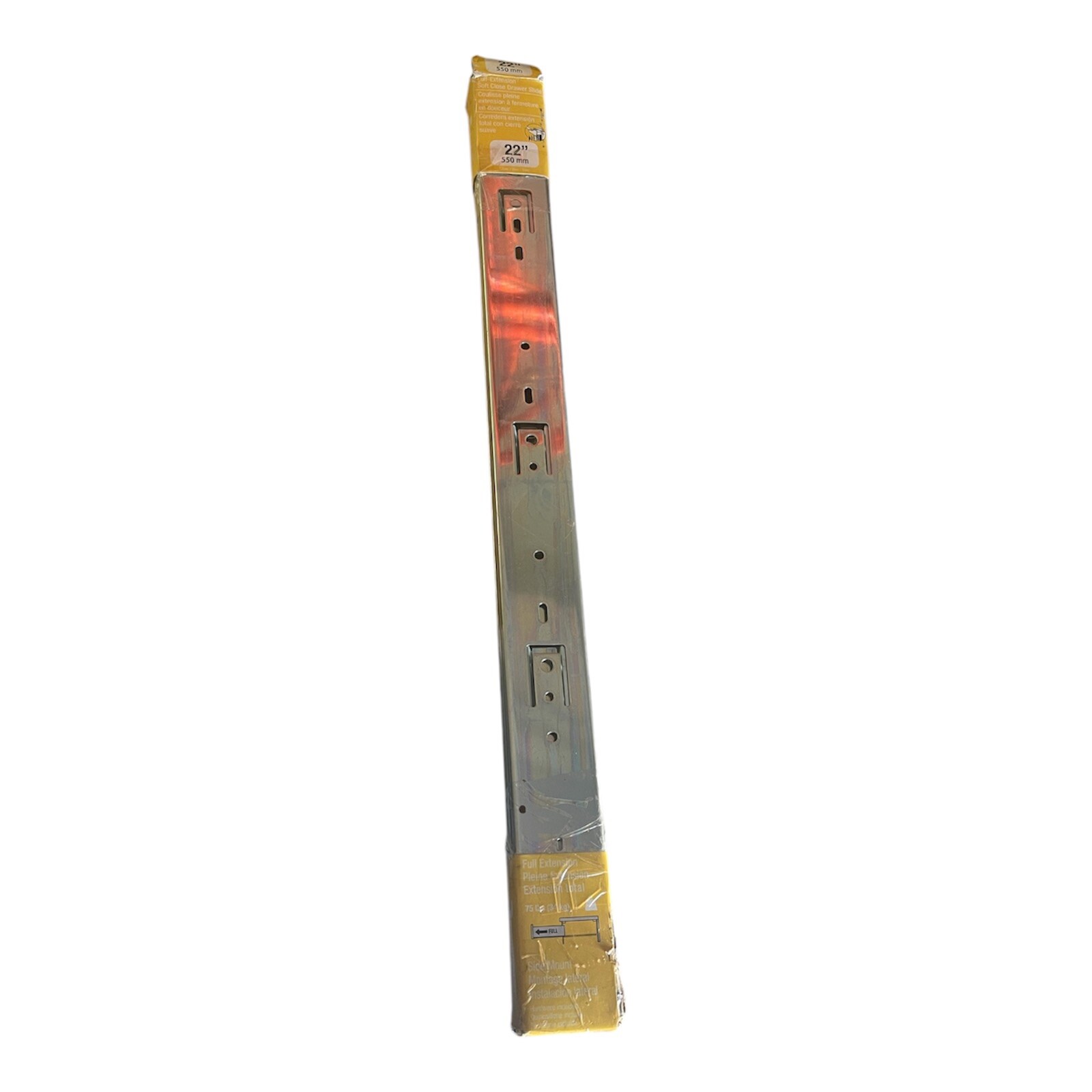 22” Soft Close Full Extension Side Mount Drawer Slides