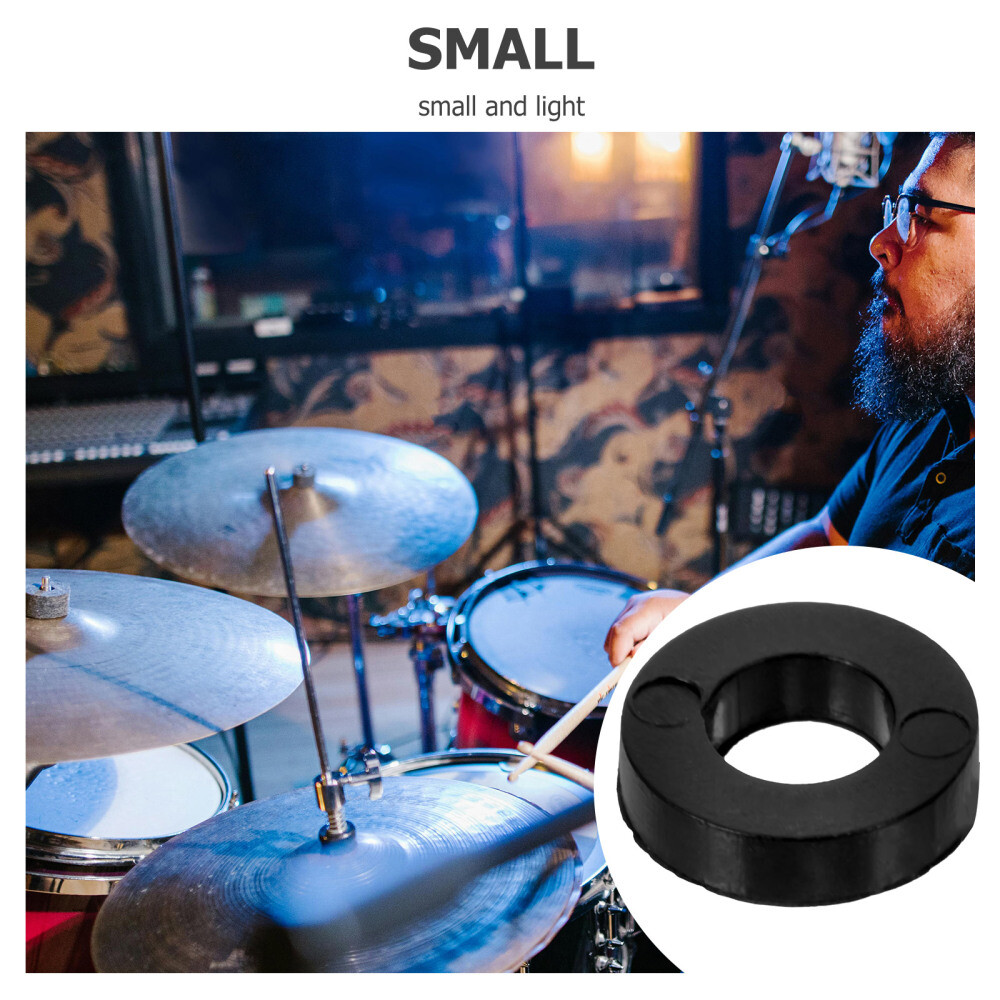 100pcs Drum Set Washers Tension Rod Washers Pads Plastic Drum Washers