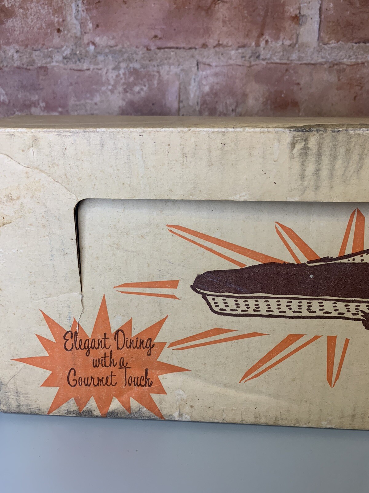 Vintage 60s Norjac Electric French Bread Warmer Paisley Tested/Works OG Box