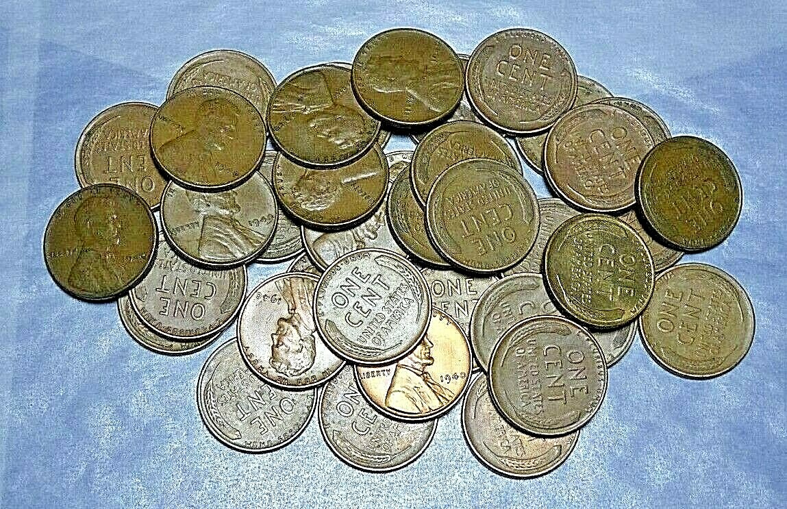 1 (ONE) 1940-P LINCOLN CENTS "F-VF" FINE TO VERY FINE OR (BETTER) LOW PRICE BUY!