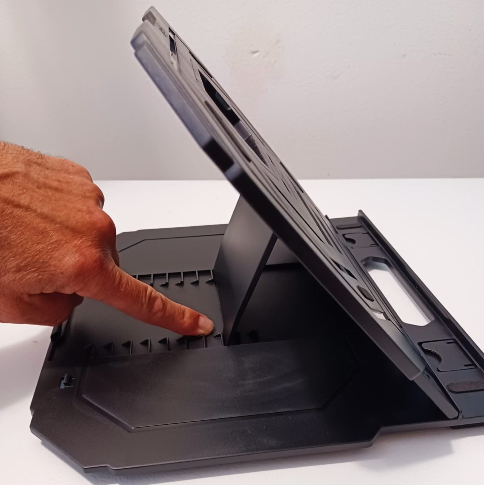 Laptop Stand for Desk Ergonomic Multi Angle Adjustable Height Portable Foldable