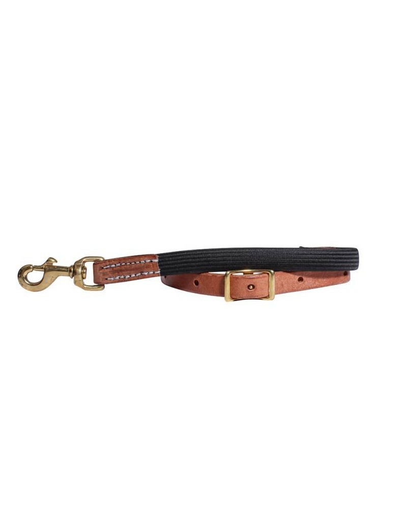 Al Dunning Tie Down Leather Polyester Coated 3/4" Black Solid AD8056