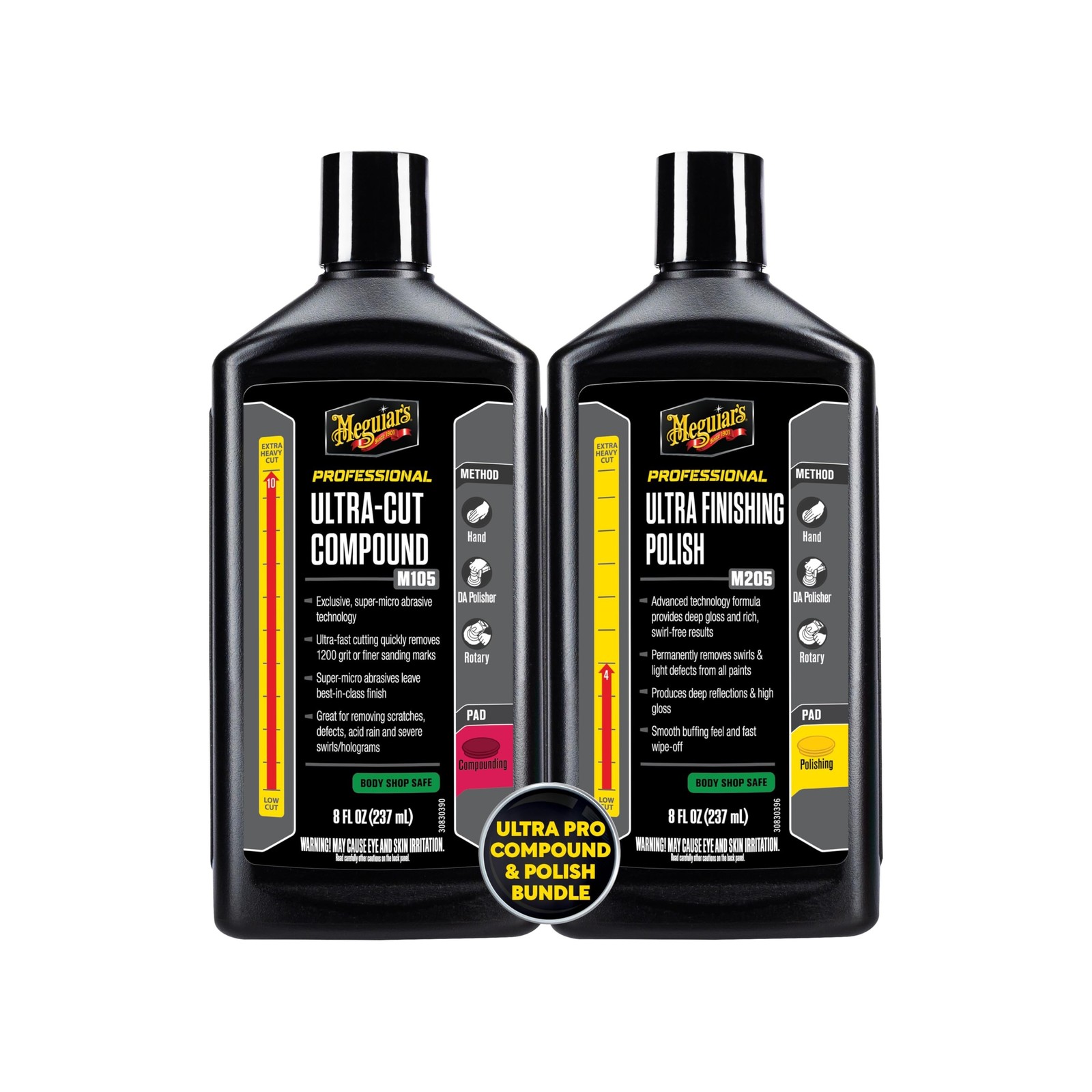 Meguiar’s Mirror Glaze Bundle, Polishing Compound Kit —Includes... F
