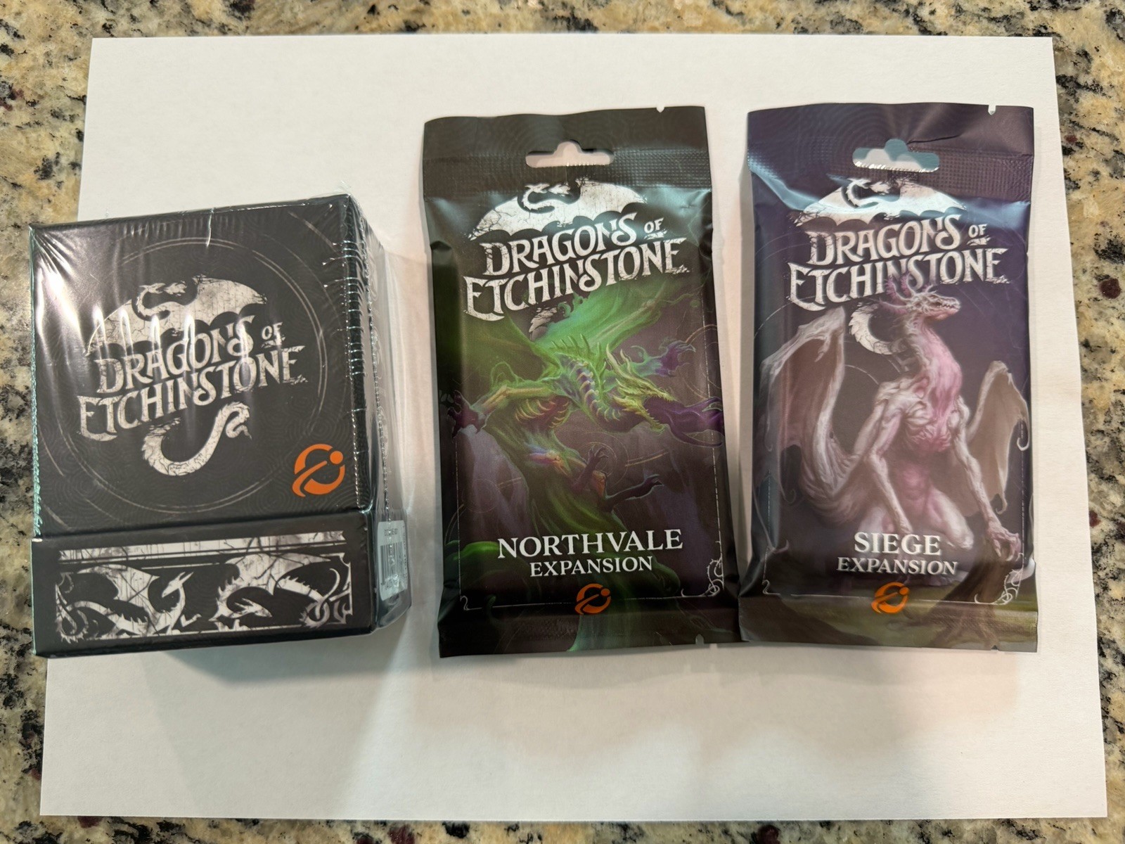 Dragons of Etchinstone Base Game + NorthVale & Siege Expansions - Free Shipping