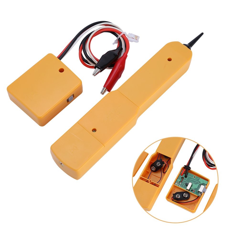 Wire, Network Electrical Cable Tester Tone Generator and Probe Kit, RJ11 Circu...