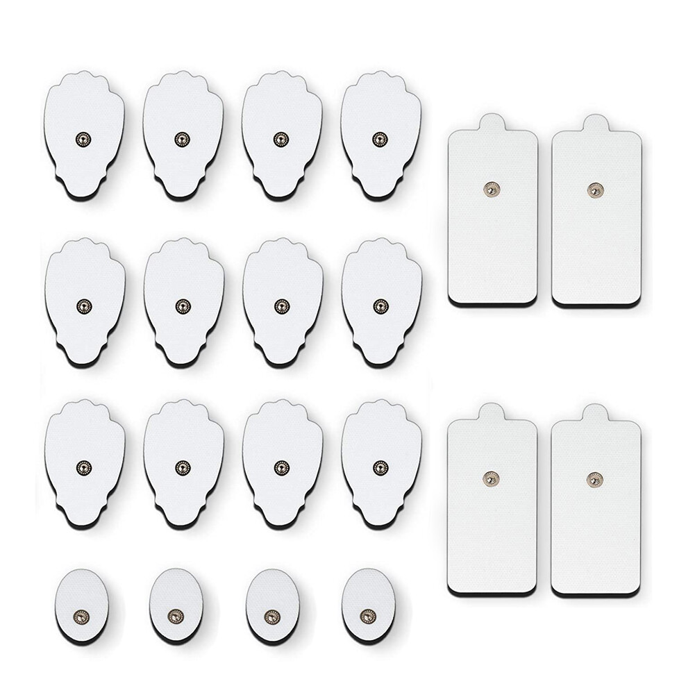 20pcs Replacement Patches for TENS Unit Electrode Electrodes Pads Electrotherapy