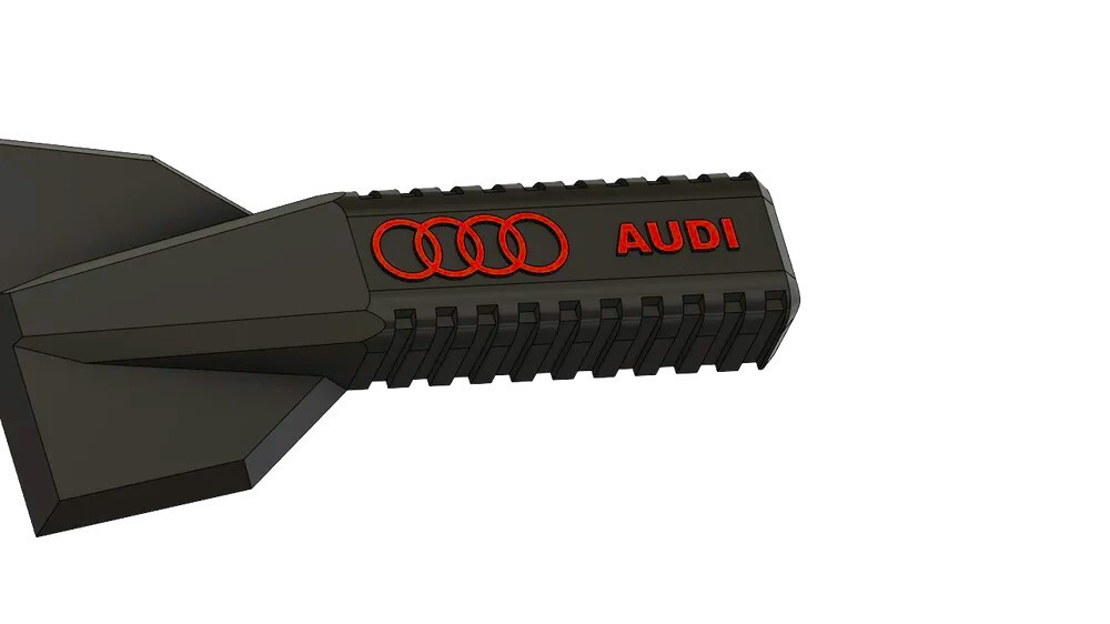 Plastic Ice Scraper with AUDI Logo–Heavy Duty Ice Scraper-Effortless Clean