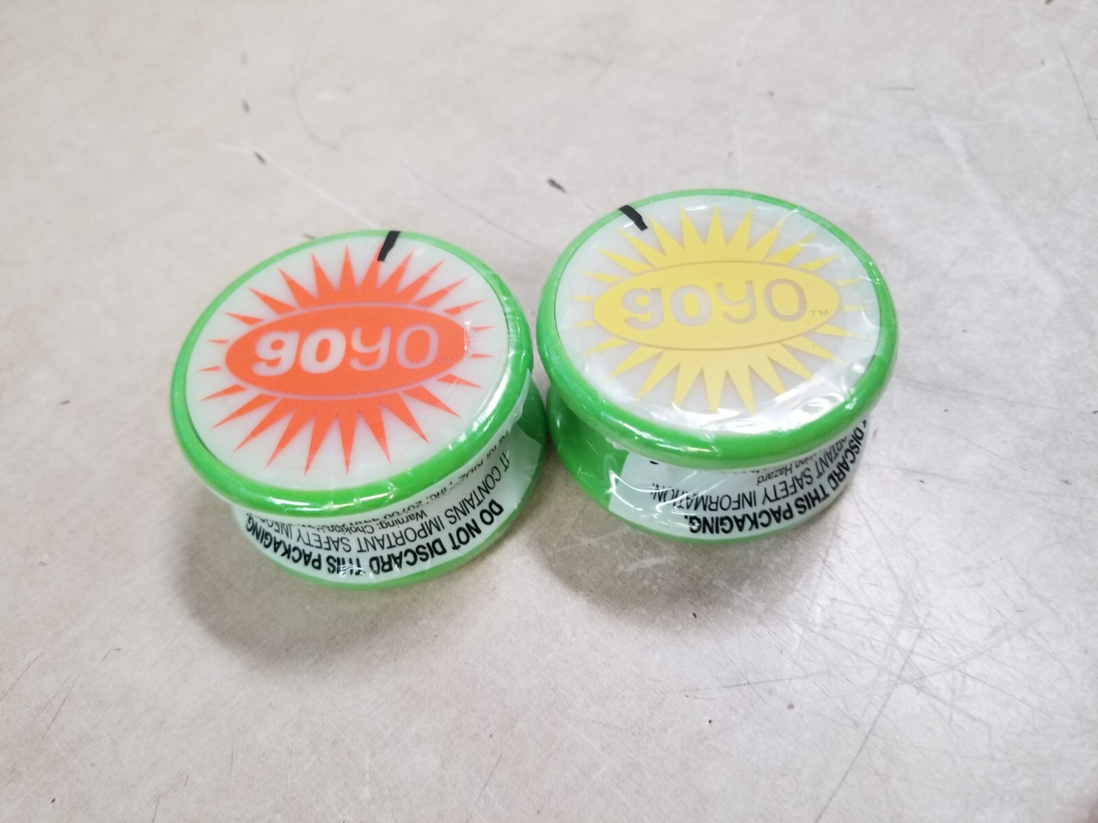 Lot of 2 - GoYo Yo-Yo GO BRAIN YoYo By Ned Kids Green