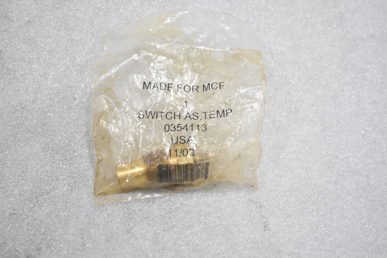 CAT CATERPILLAR 0354113 TEMPERATURE SWITCH ASSEMBLY