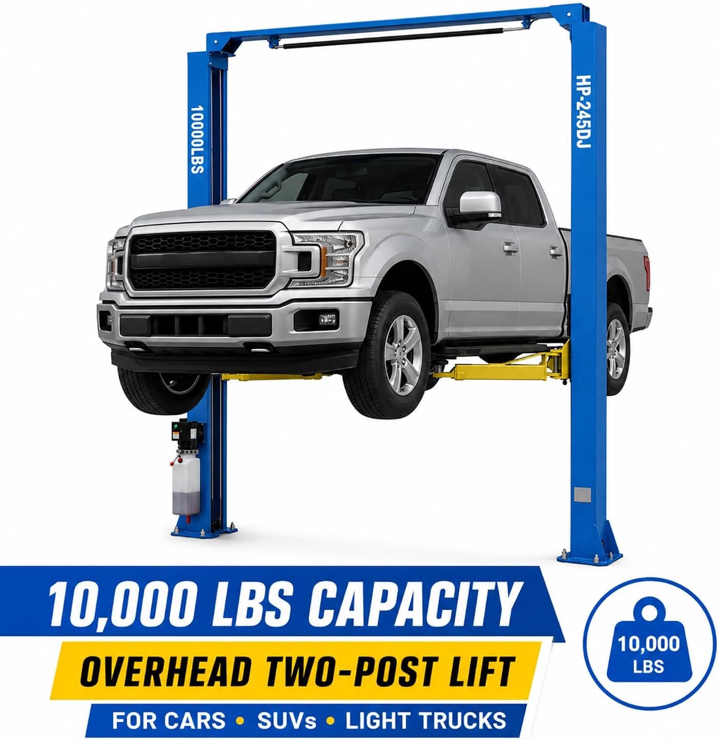 10000LBS Two Post Car Lift Overhead 2 Posts Auto Hoist Truck Lift 110V / 220V