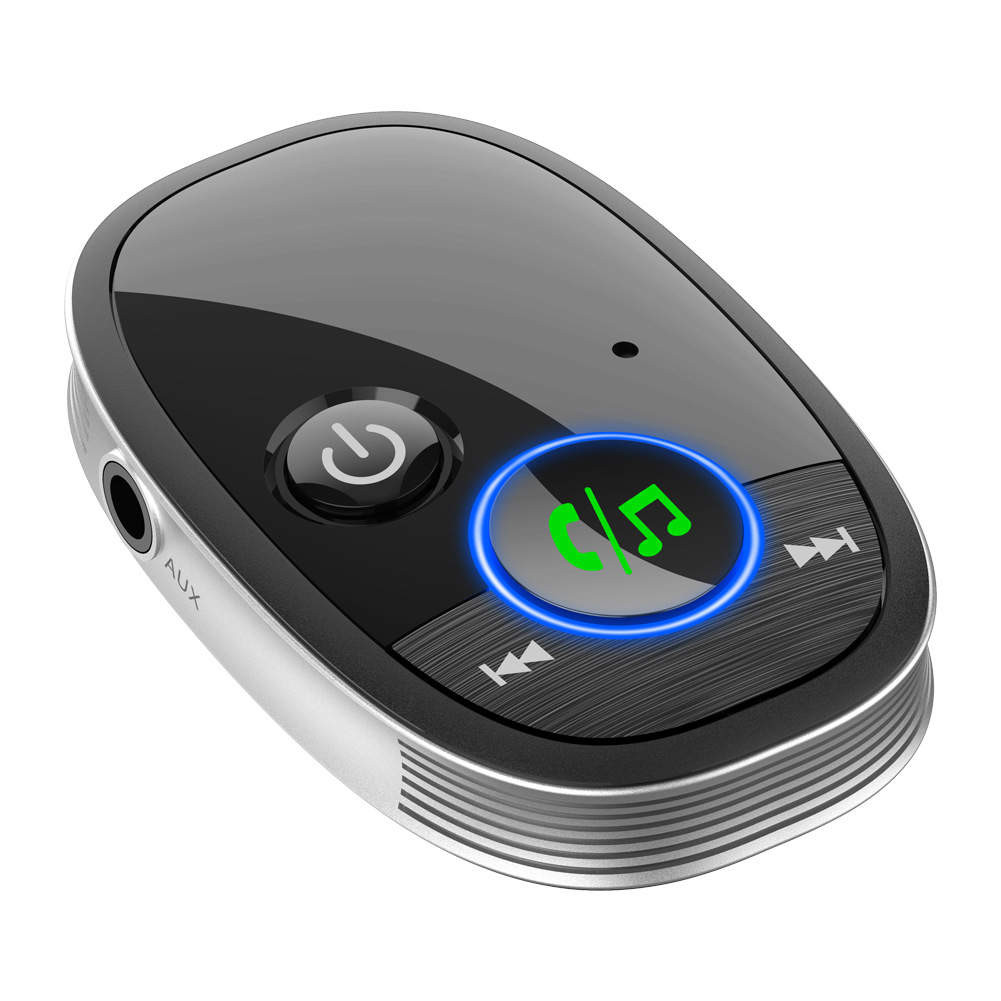 BR06 Aux bluetooth Adapter Car Portable Hands-free bluetooth 5.0 Audio Receivers