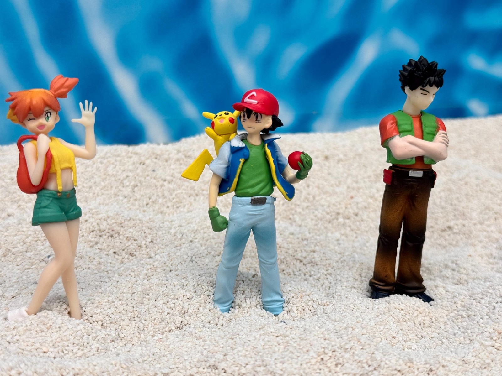 Pokemon Trainers Ash Ketchum, Misty, & Brock