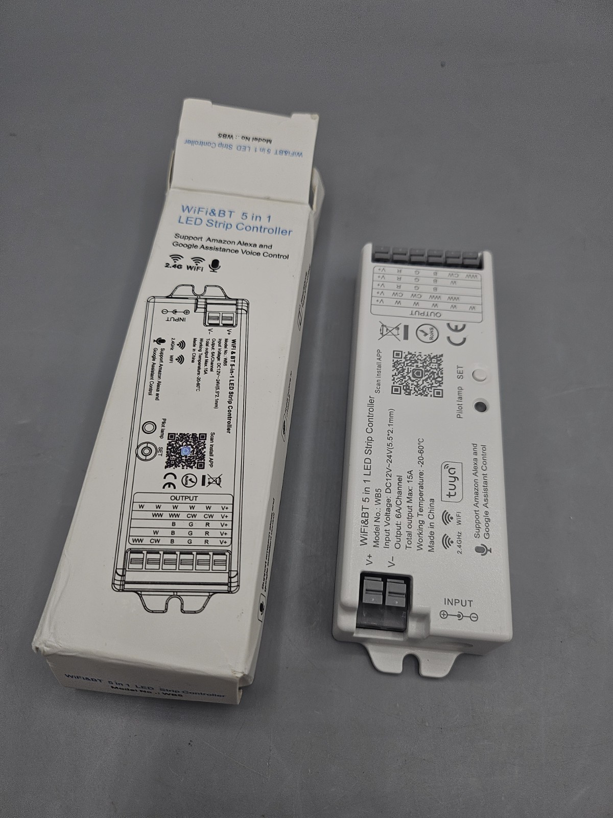 WiFi And Bluetooth 5 In 1 LED Strip Controller 2.4g