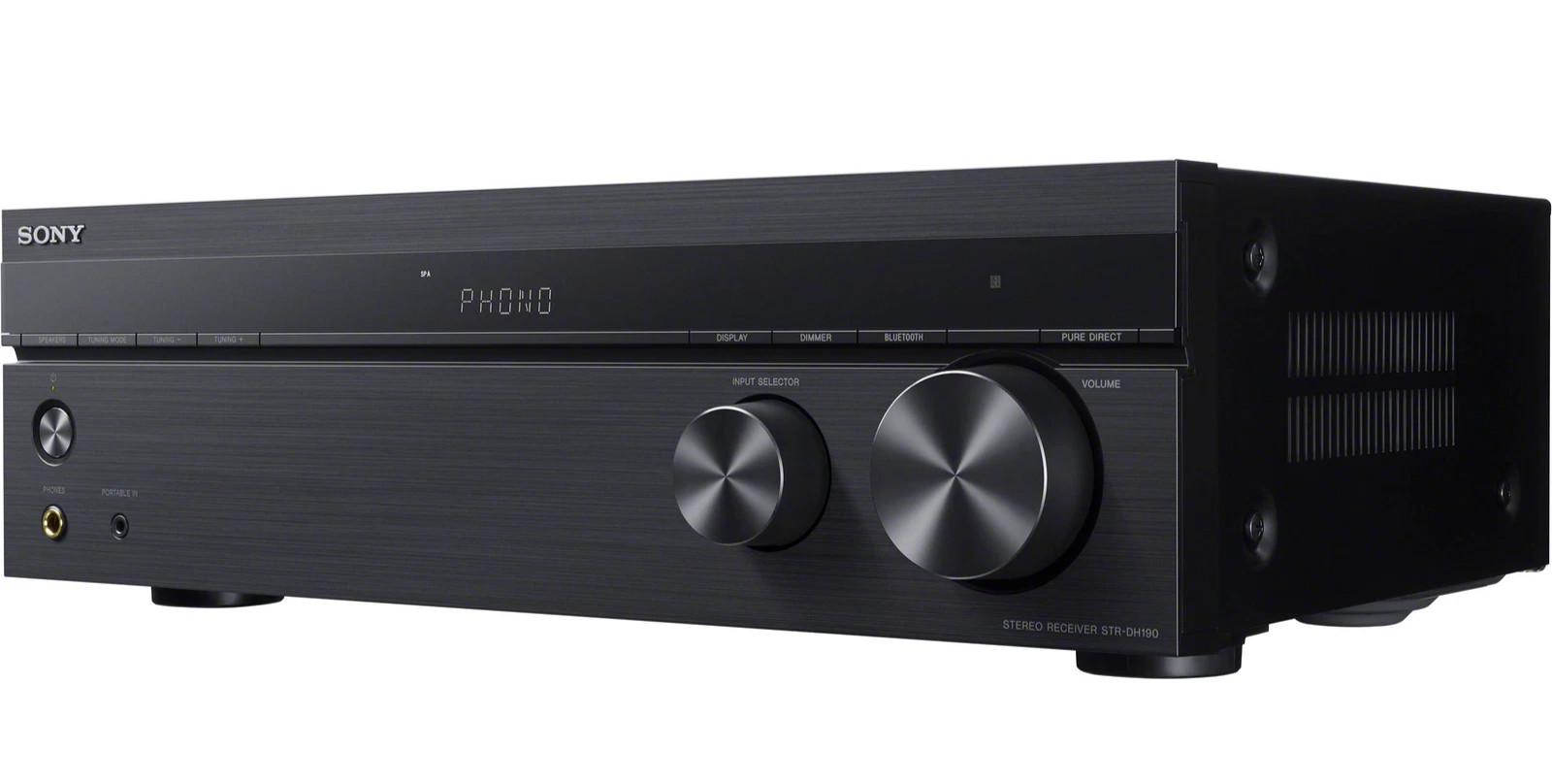 Sony 2-Channel Stereo Receiver with Bluetooth Phono & Aux Input - STR-DH190