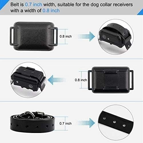 Universal Waterproof Replacement Dog Training Collar Strap - 2-Pack, 27.5”x0.75”