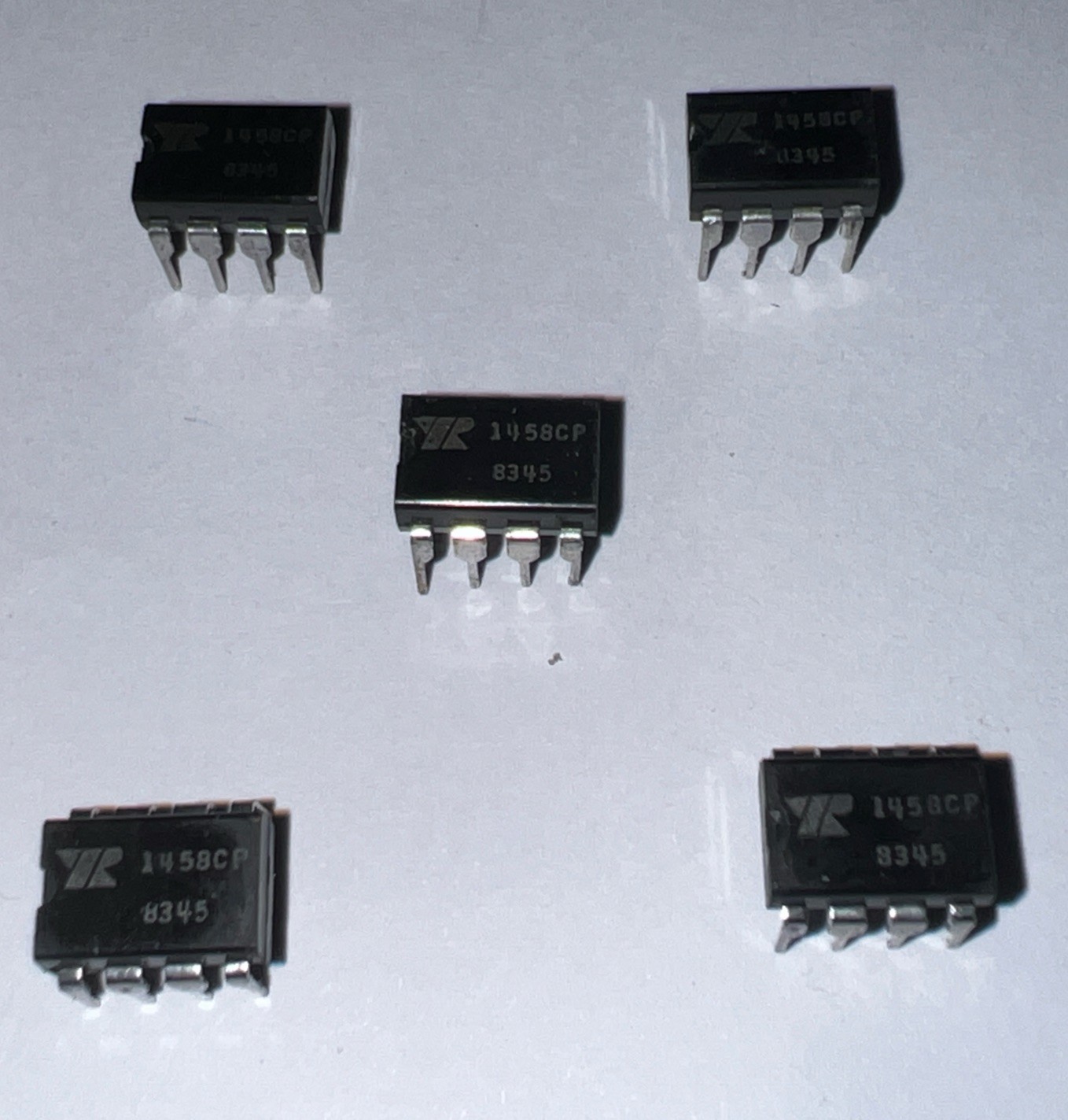EXAR 1458CP is a general-purpose, monolithic dual operational amplifier Lot of 5