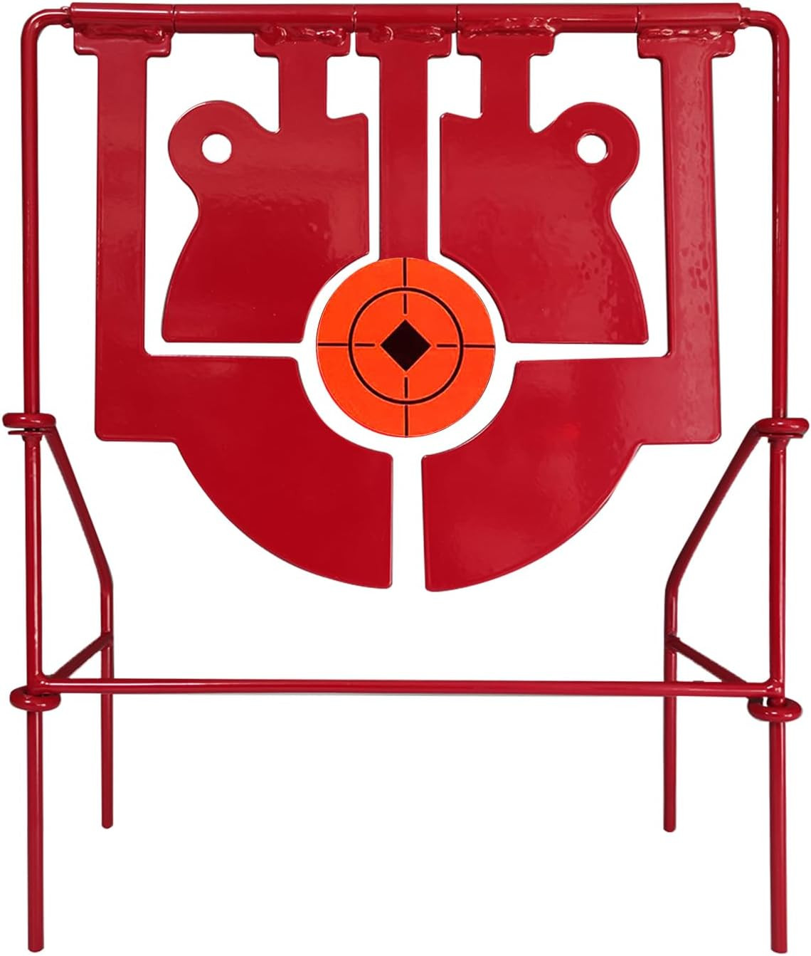 5 in 1 Pellet Gun Resetting Target, Heavy Metal Spinning Airgun Rifles and Handg