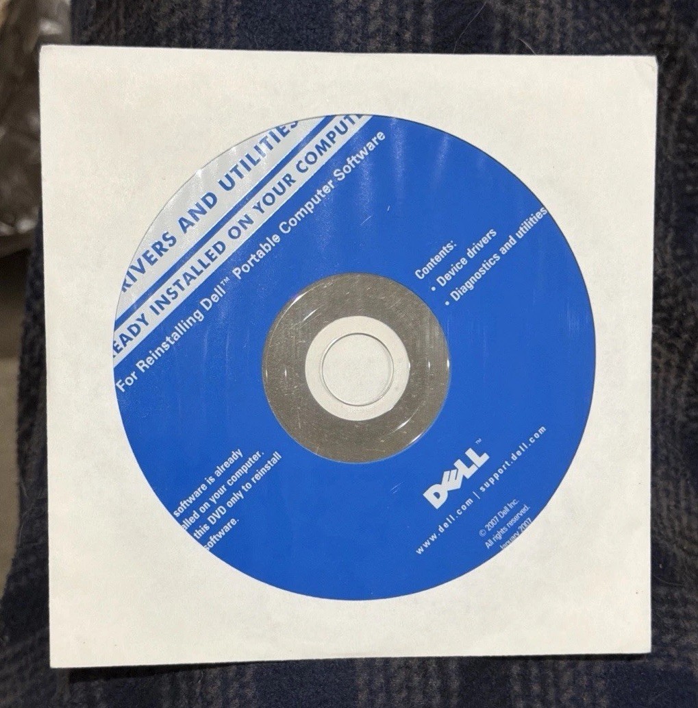 Dell Drivers & Utilities Reinstalling Dell Optiplex Computer Software - CD ONLY