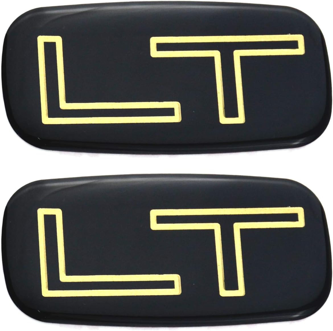 2 Pcs LT Nameplate Emblem Badge Replacement for 99-07 Chevrolet Silverado Suburb