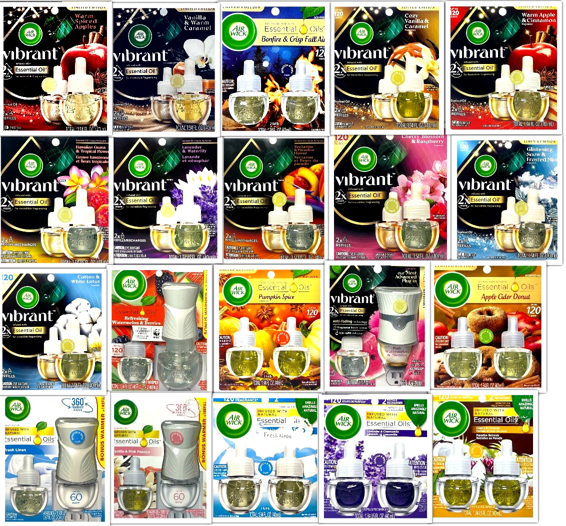 Air Wick Air Freshener Scented Refills! ...  Choose Your Scent!!