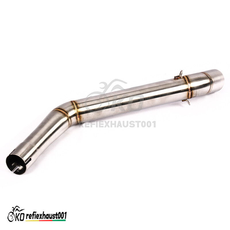 For CF-Moto 650NK 400NK Mid Exhaust Link Pipe Stainless Steel 51mm Connect Pipe