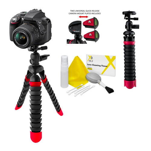 NIKON D3500 55MM 8K PREMIUM HD ACCESSORY KIT FLASH LENSES BACKPACK TRIPOD FILTER
