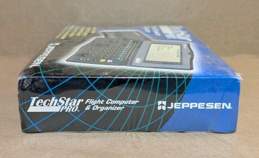 Jeppesen TechStar PRO Electronic Flight Computer Pilot E6B Calculator
