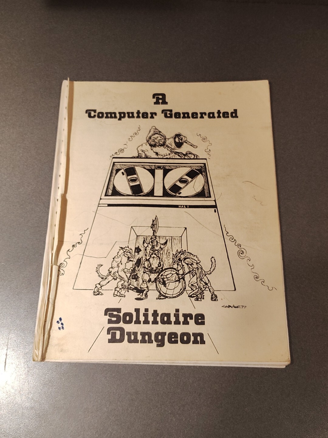 A Computer Generated Solitaire Dungeon 1977 City Of Terrors