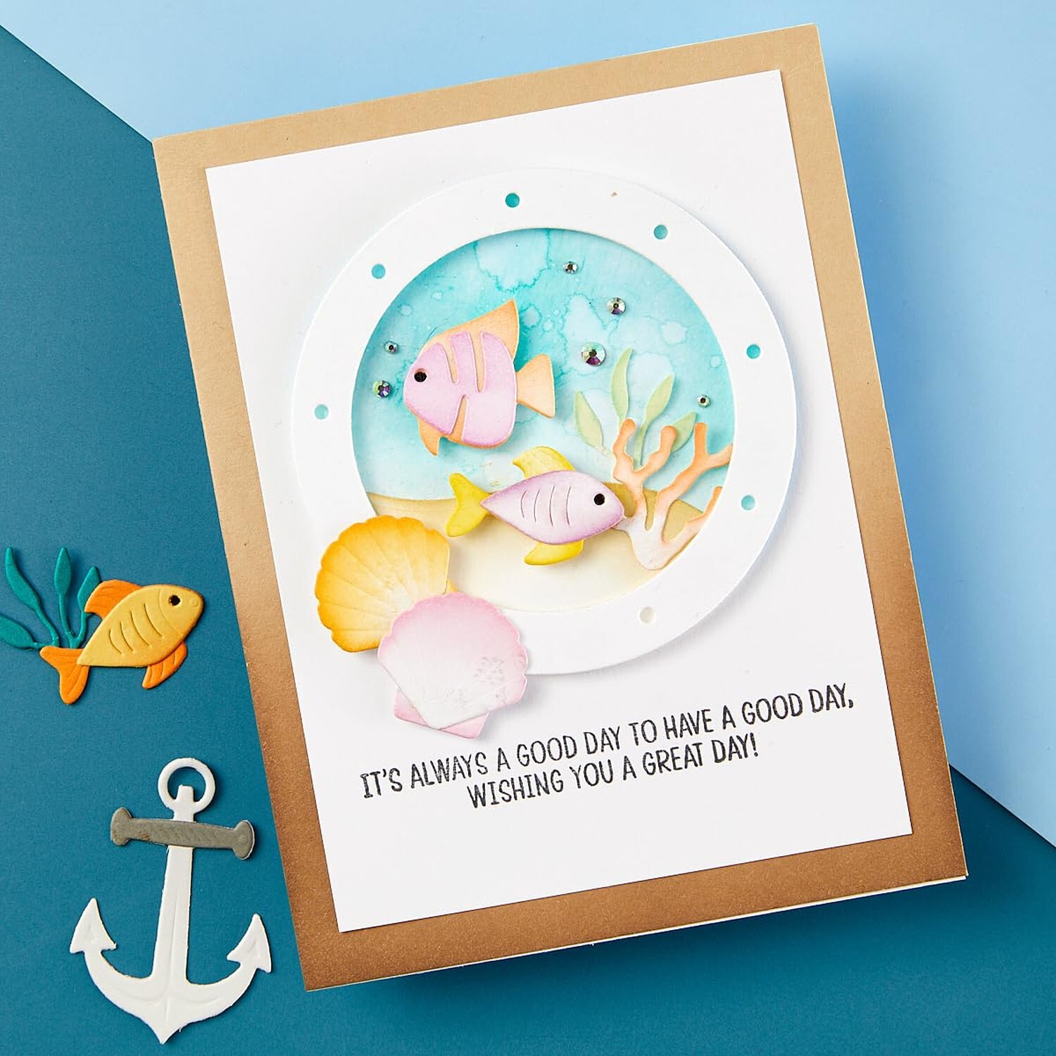 Spellbinders Coastal Escape View Etched Dies, Metal