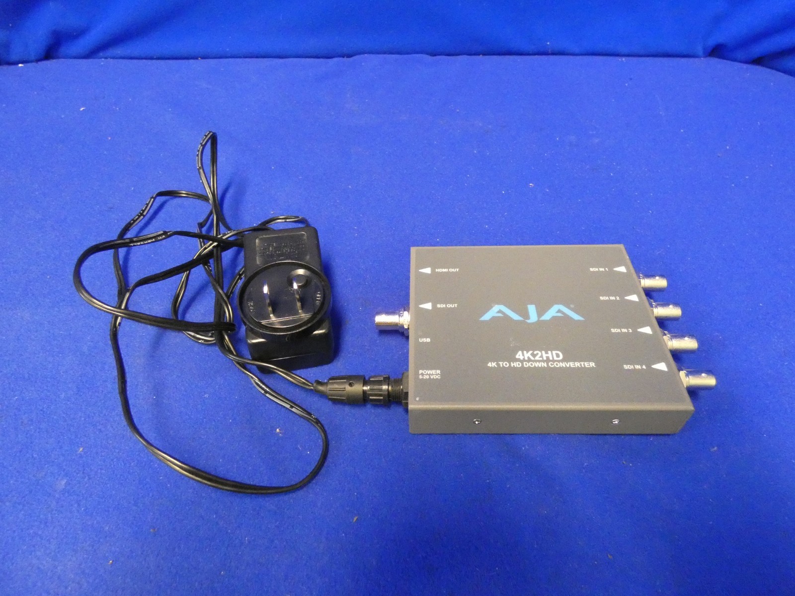 AJA 4K2HD 4K to HD Down Converter w/AJA External Power Supply
