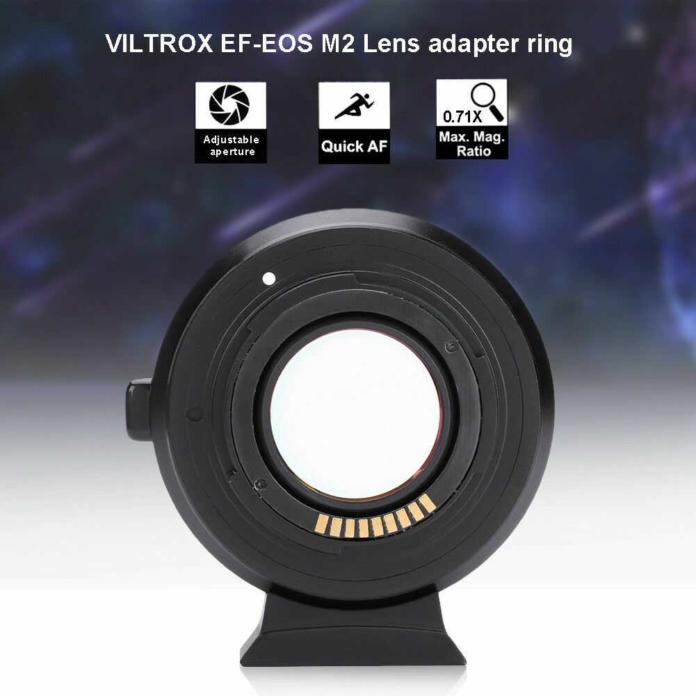 Viltrox EF-EOS M2 Lens Adapter 0.71x Speed Booster for Canon EF Lens to EOS-M