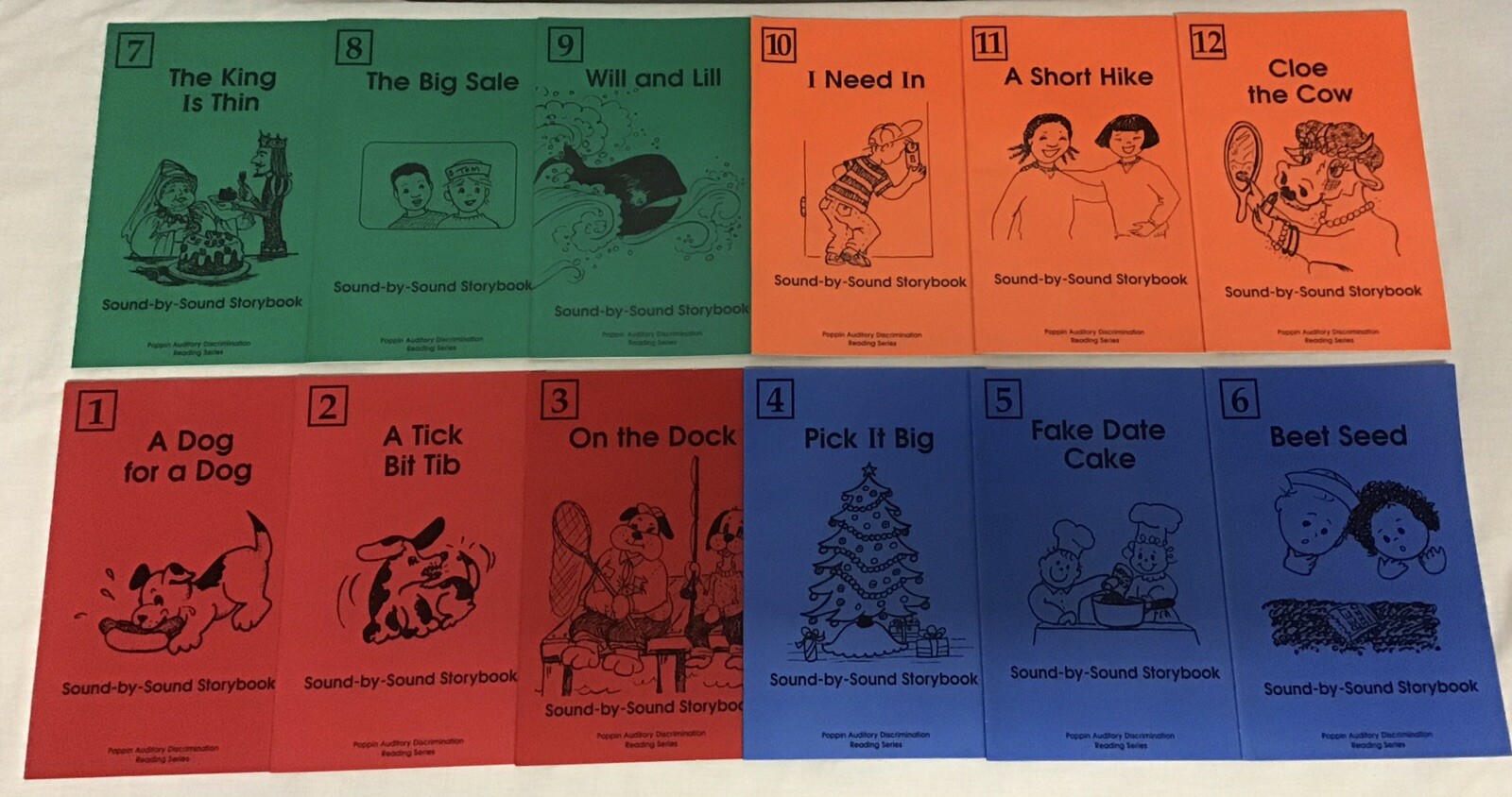 Sound-by-Sound Storybook - Auditory Discrimination Reading Series Set of 12 Book