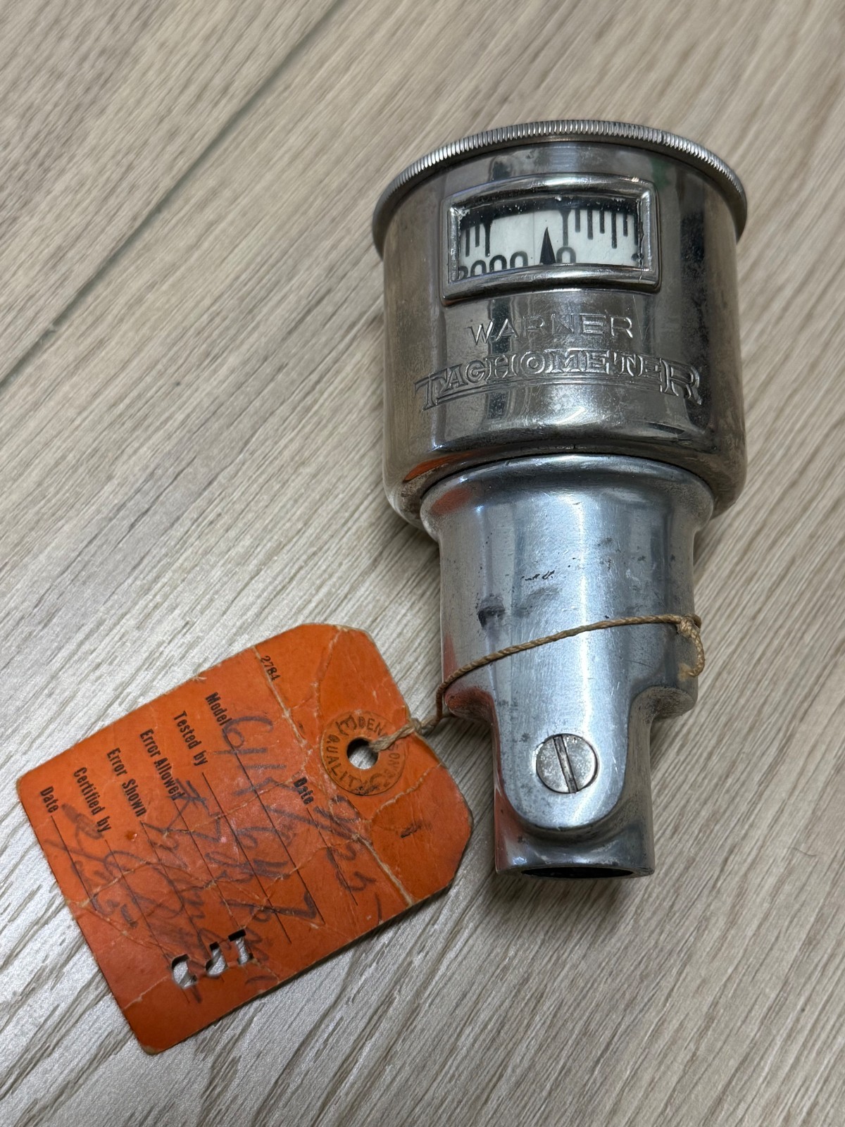 Vintage Warner Aircraft Tachometer WWI